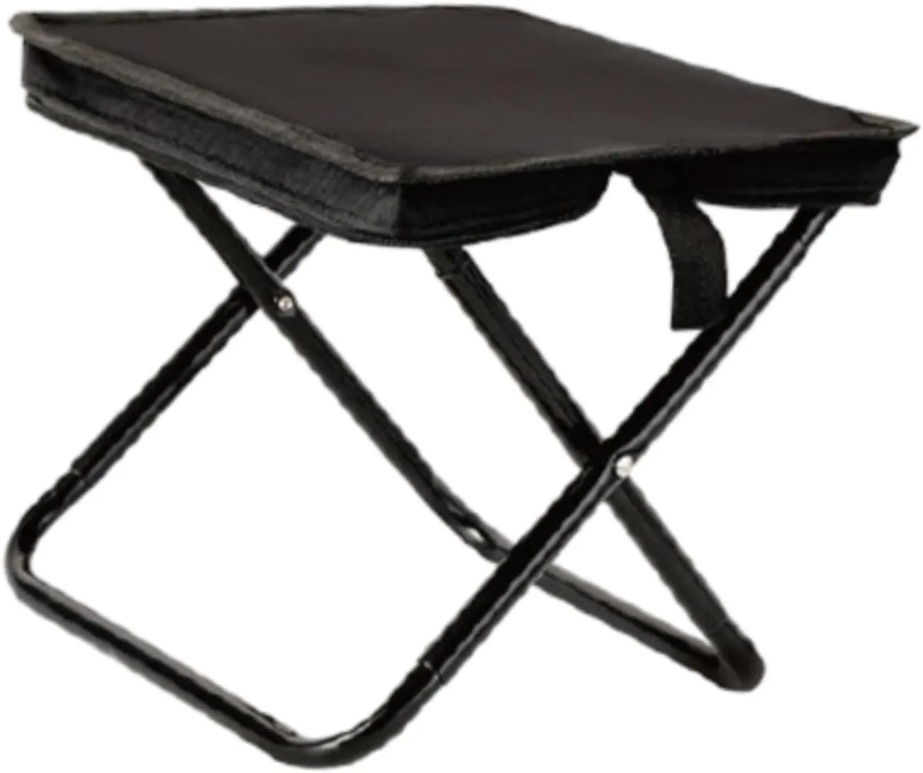 Compact Folding Chair for Camping and Outdoor Activities, Black 28.5x26.5x27cm