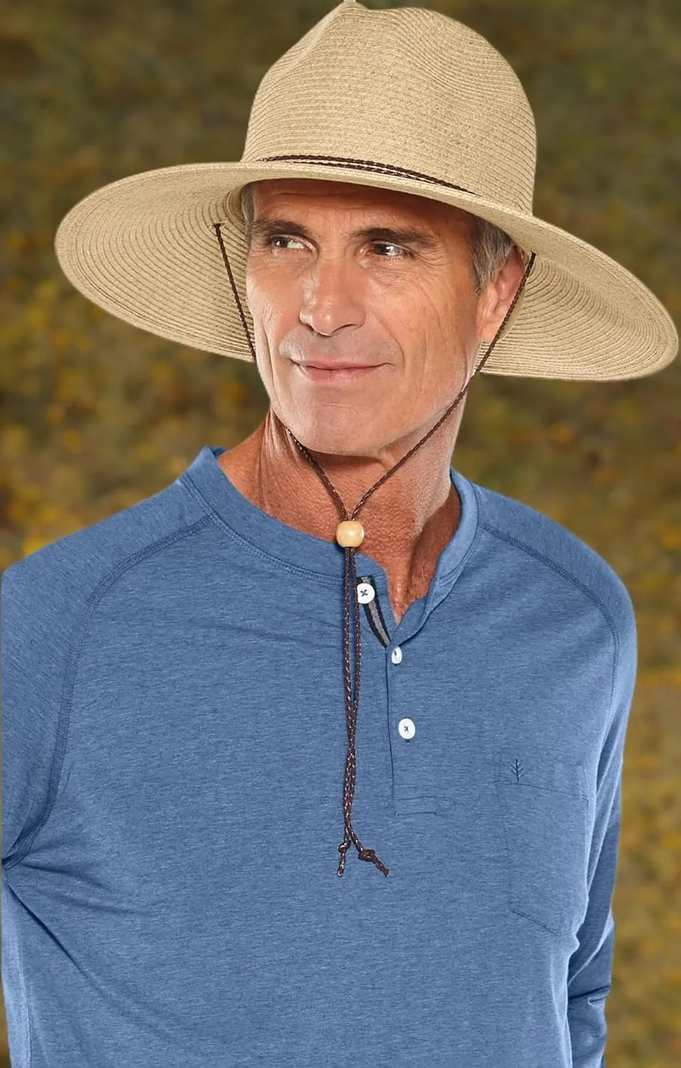 Coolibar UPF 50  Men's Beach Comber Sun Hat - Sun Protective