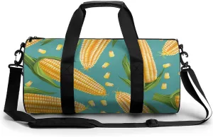 Corn Cob Corn-kernels Gym Bag for Men Women Duffle Bags Travel Tote