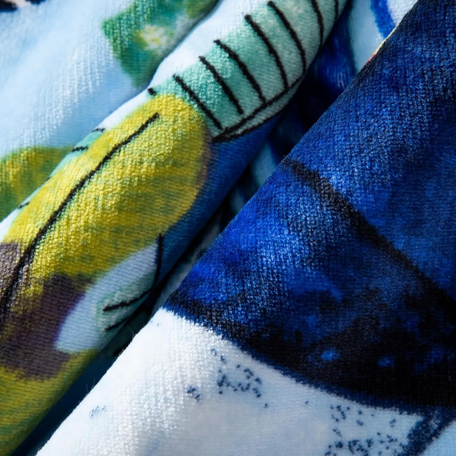 COSUSKET Throw Blanket for Kids Sherpa 50×60 inches, Underwater World Blankets, Super Soft Fuzzy Plush Flannel Blanket Girls Gifts