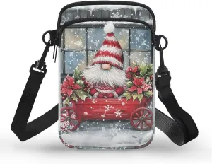 Crossbody Bag for Women Mini Messenger Bag Cell Phone Purse Sling Shoulder Bag with Double Pockets