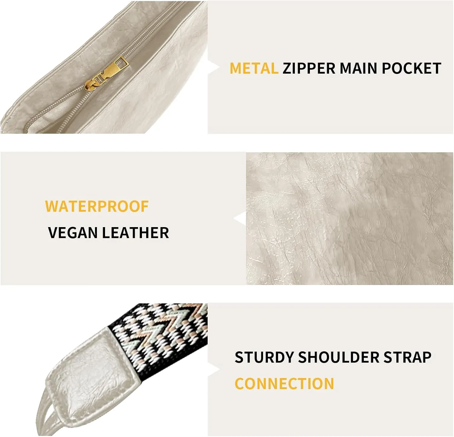 Crossbody Purses for Women Trendy Hobo Bag Vegan Leather Shoulder Hand Bag Hobo Guitar Strap Purse Satchel Bags