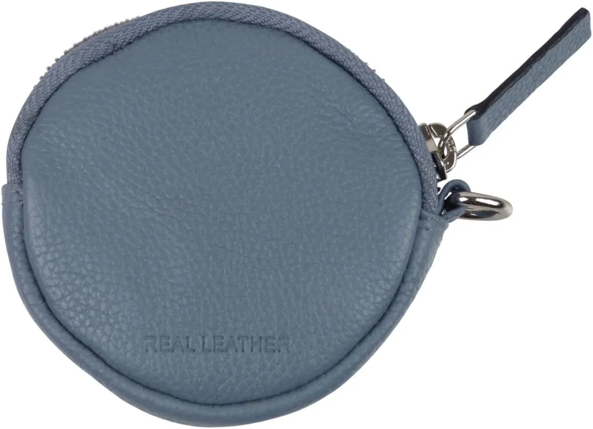Crown Range Round Coin Purse, Iceberg, Coin Pouch