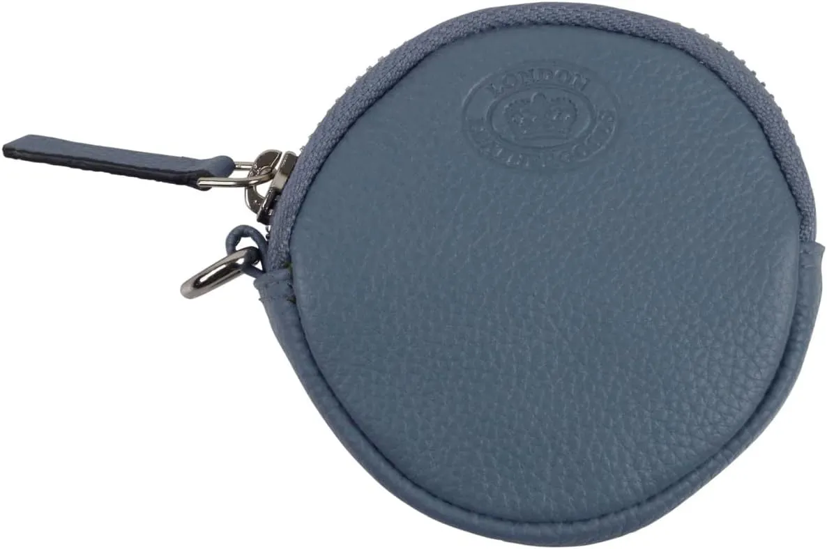 Crown Range Round Coin Purse, Iceberg, Coin Pouch