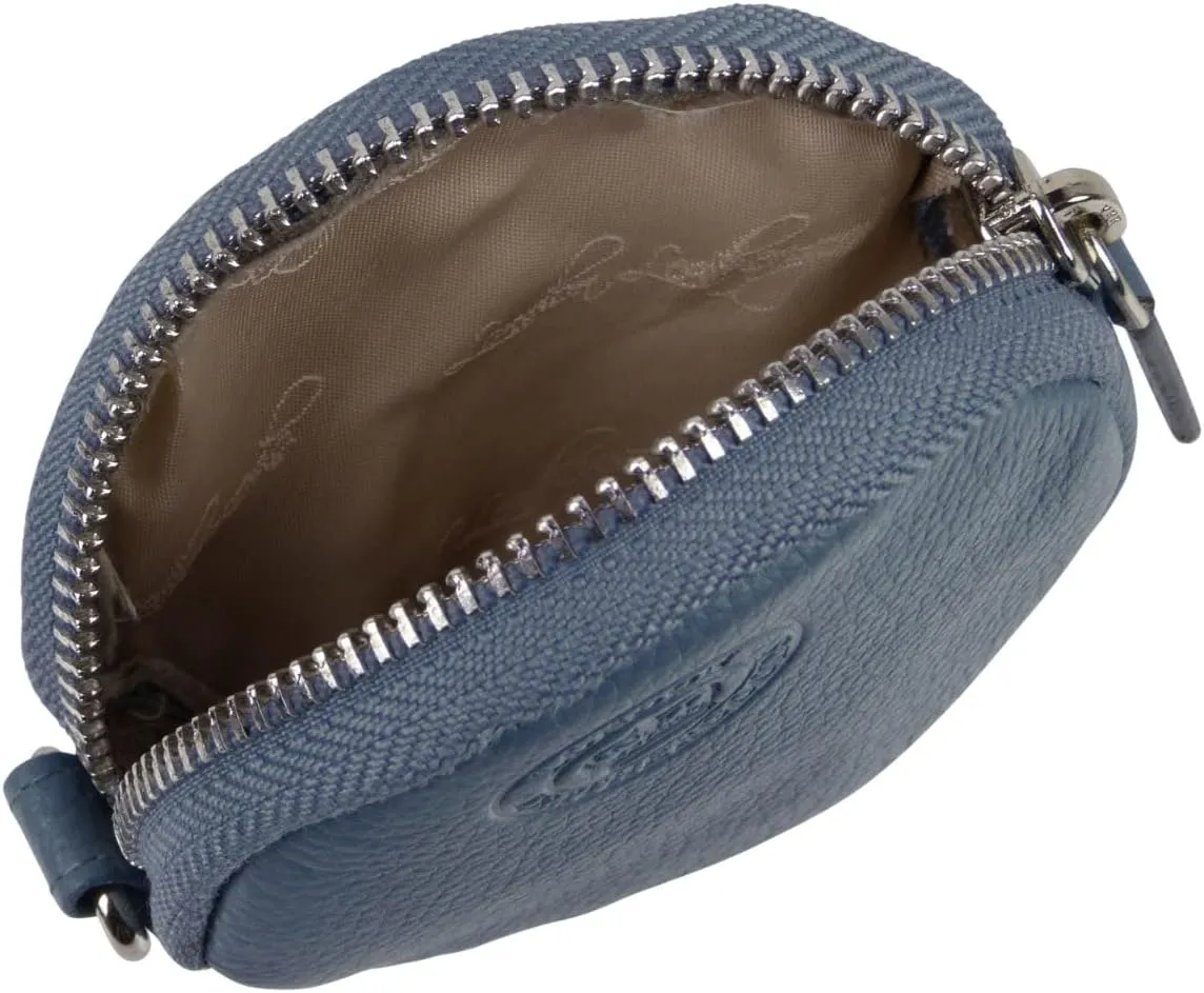 Crown Range Round Coin Purse, Iceberg, Coin Pouch
