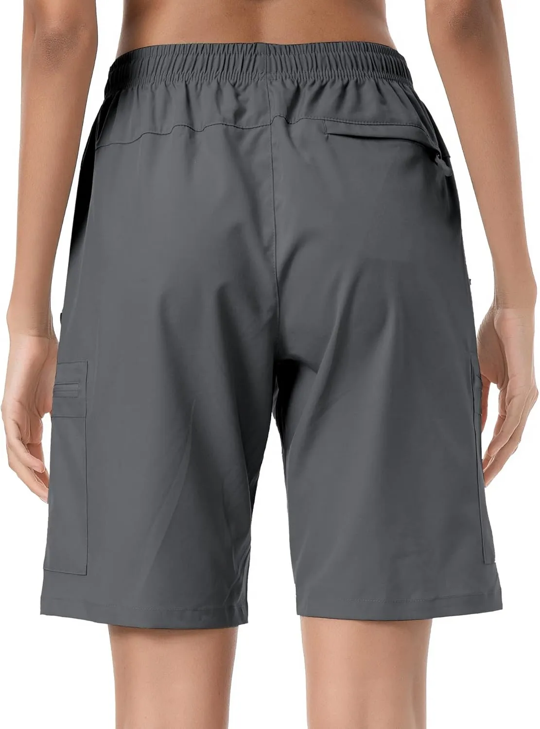 CT-Tebrun Women's Lightweight Hiking Cargo Shorts Quick Dry Breathable Summer Shorts Women Travel Athletic Golf with Pockets