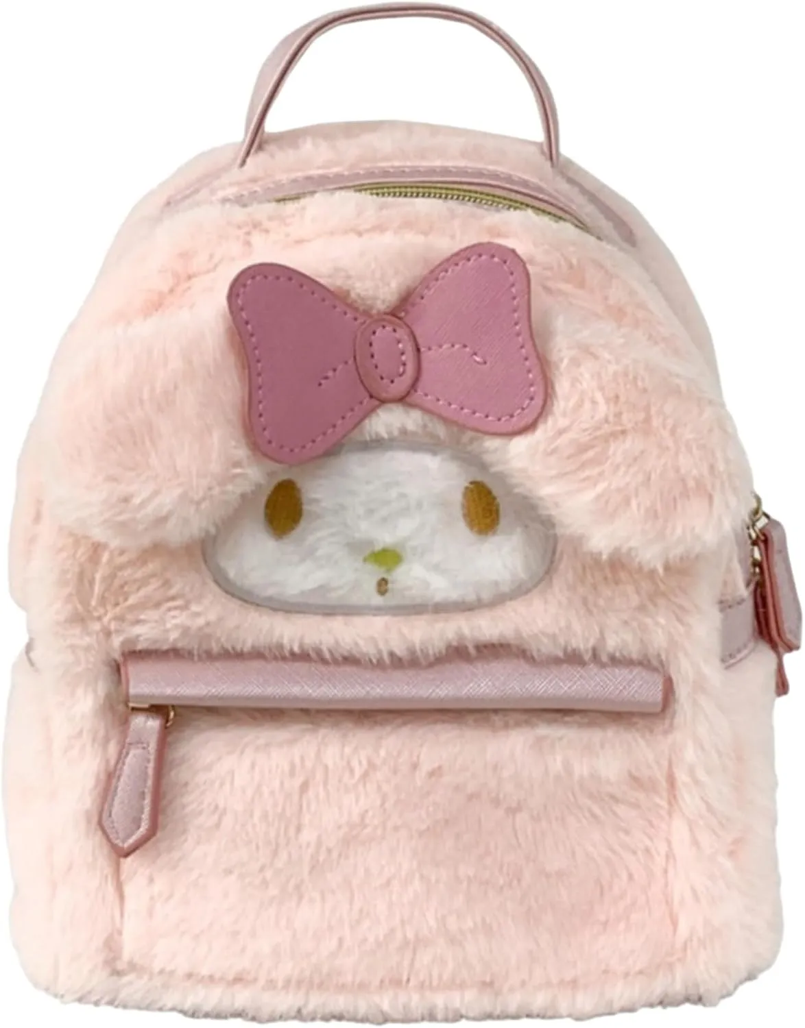 Cute Backpack, Fluffy Backpack, Lovely Schoolbag Kawaii Girl Backpack (Pink)