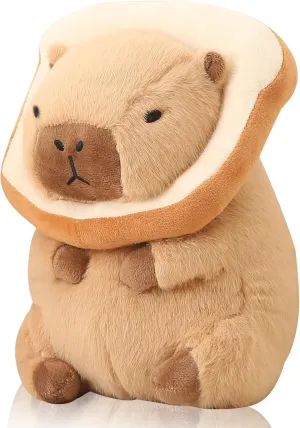 Cute Capybara Plush Soft Capybara Plushie Pillow with Kawaii Capybara Stuffed Animals Toy for Kids Girls Adults Birthday Gifts and Home Decor 12 inch (Kawaii Capybara Plush)