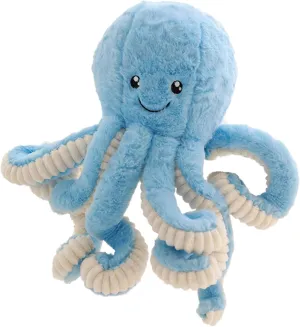 Cute Cartoon Octopus Plush Doll Toys Gift Sea Stuffed Toys for Kids and Lovers Home Decor (Blue, 15.7-Inch)