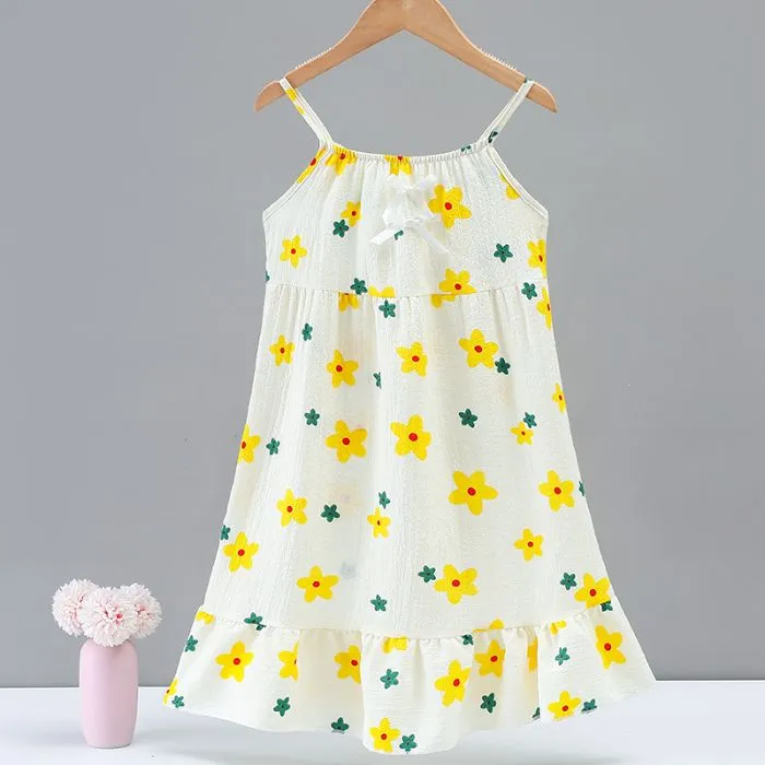 Cute cartoon sleeping dress for girls CD002