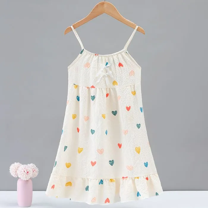 Cute cartoon sleeping dress for girls CD002