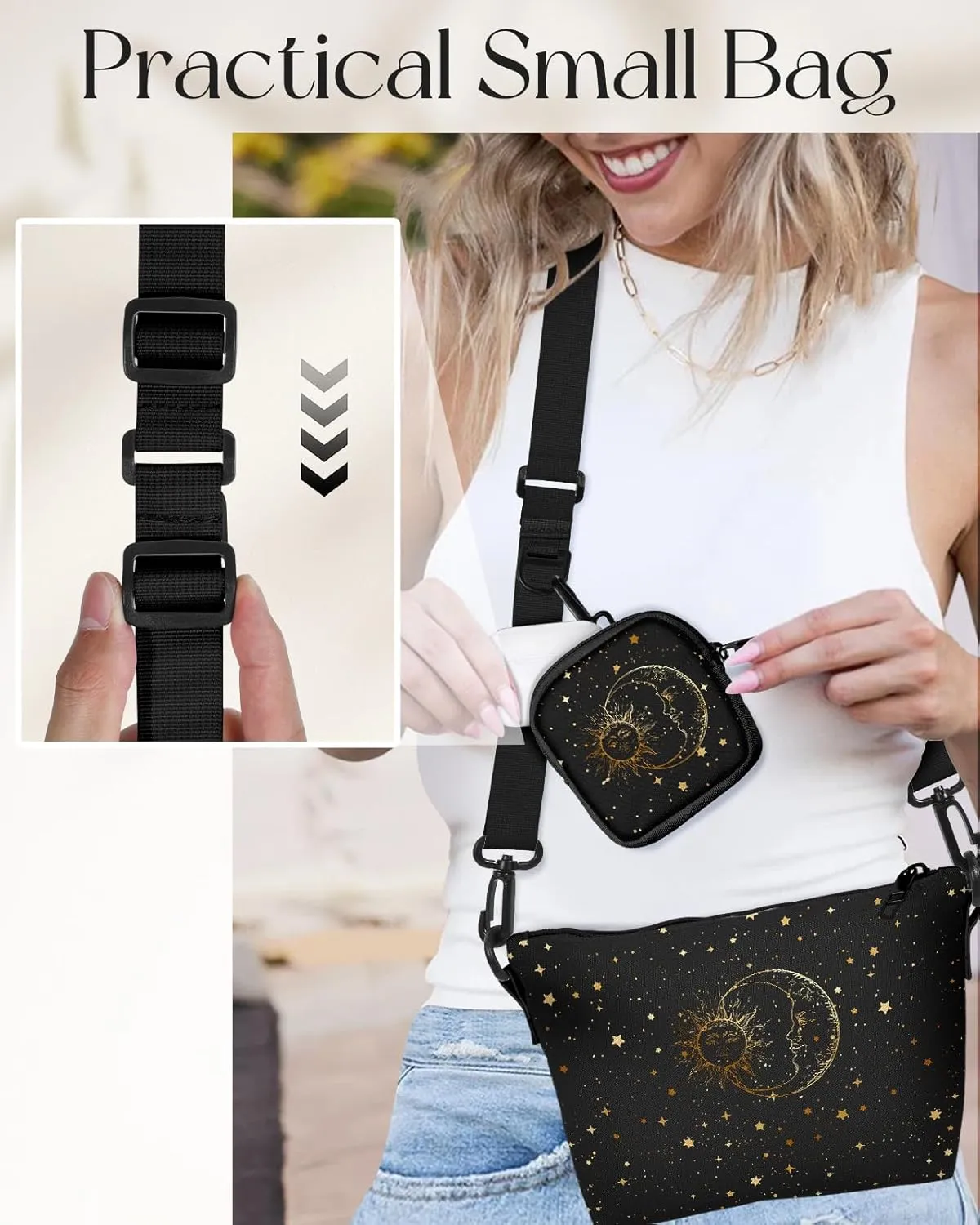 Cute Crossbody Bags for Women - Fashion Design Small Cross Body Bag Cell Phone Purse Wallet Shoulder for Girls