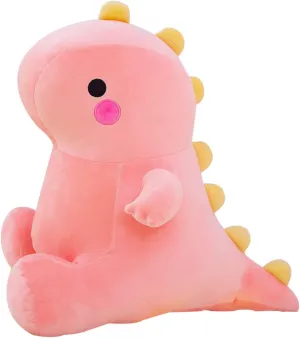 Cute Dinosaur Plush Toys, Fat Dinosaur Stuffed Animals Toys Dolls, Dinosaur Plush Toy Soft Stuffed Animal Dino Plushies Doll Cute Birthday Gifts for Kids Girls Boys (Pink,13in)