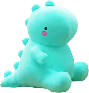 Cute Dinosaur Plush Toys, Fat Dinosaur Stuffed Animals Toys Dolls, Soft Plush Stuffed Animal Dino Plushie, Birthday Gifts for Kids Girls Boys Light Blue 20 inch