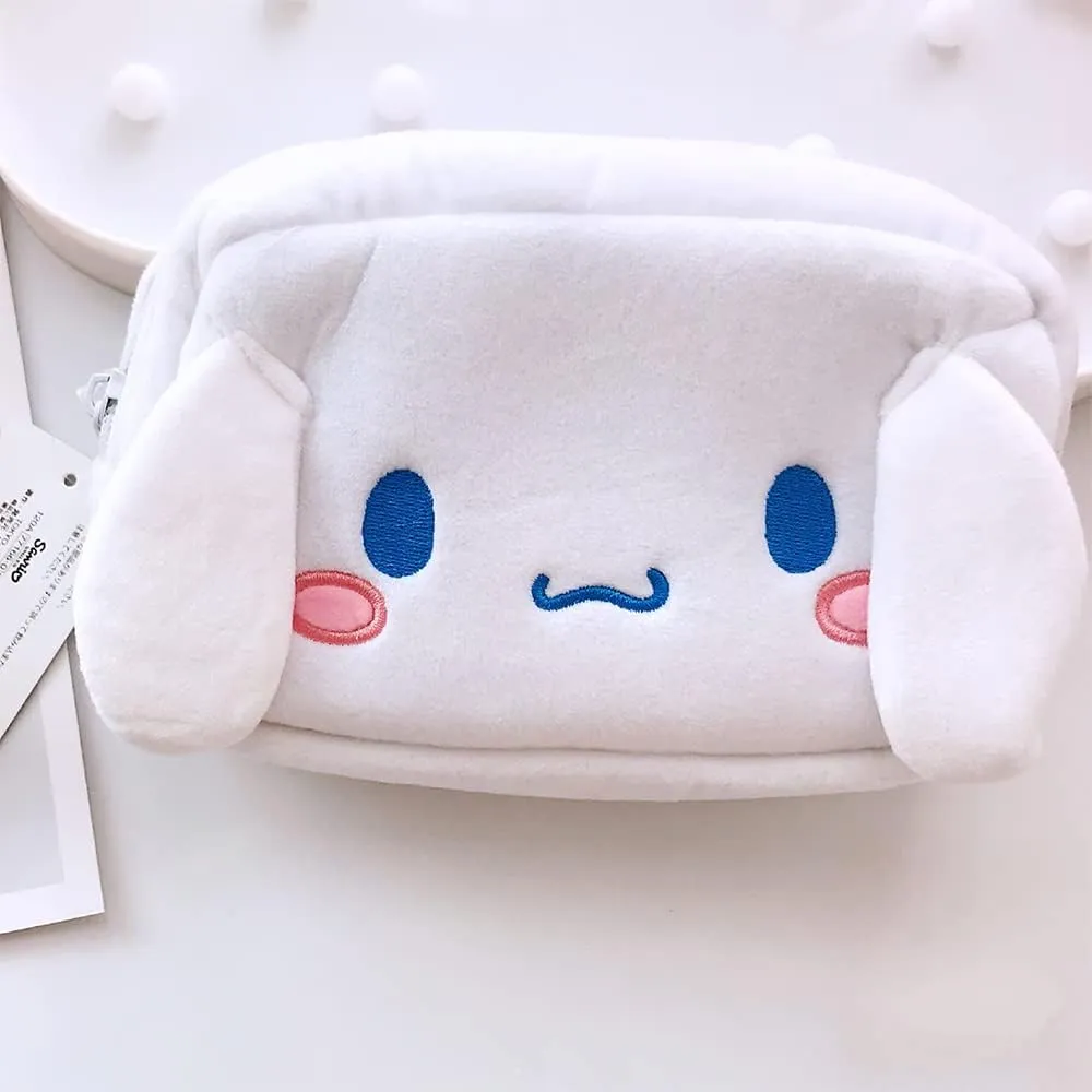Cute Dog Cosmetic Bag, Cartoon Makeup Bag for Girls, Kawaii Anime Cartoon Capacity bag case for women