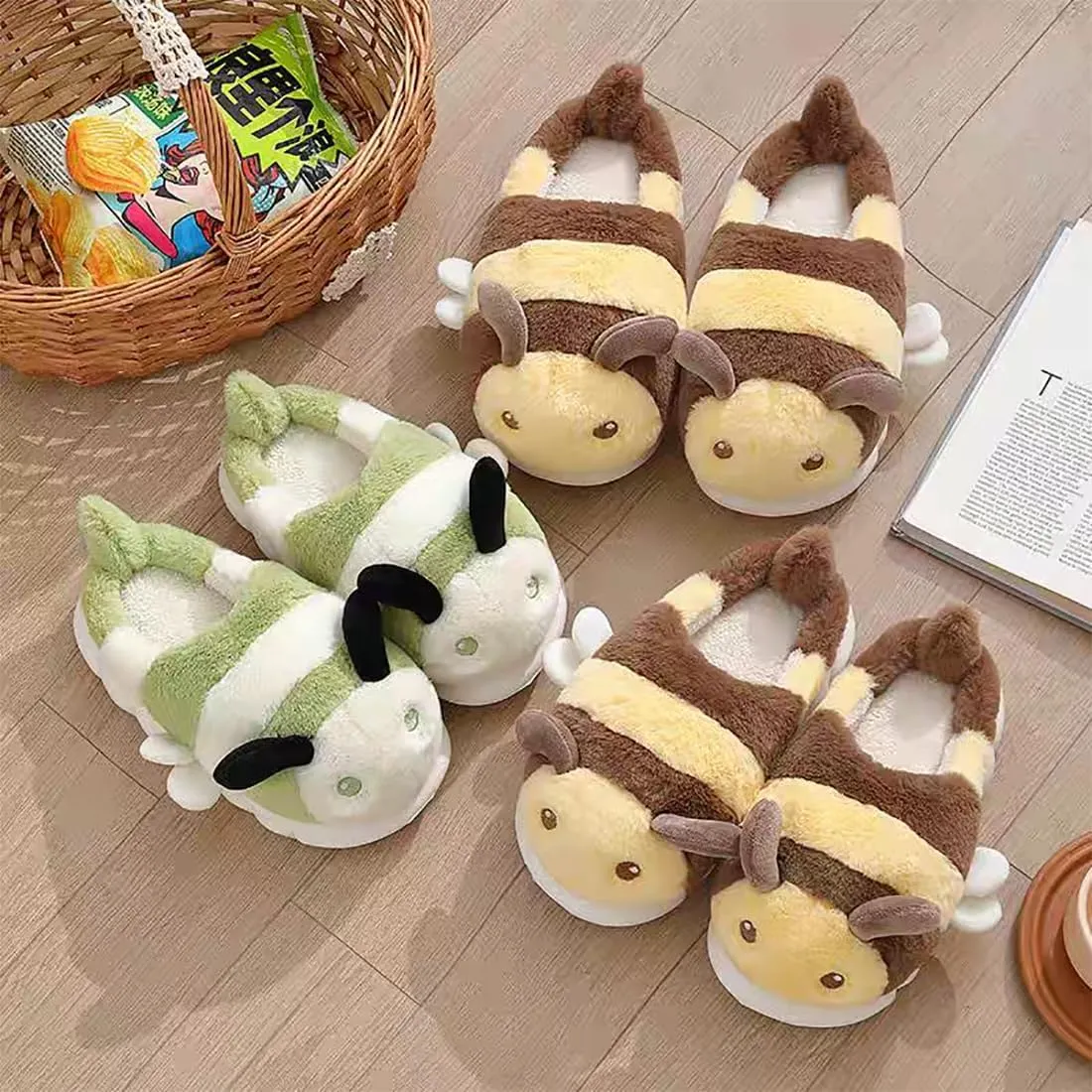 Cute Panda Slippers Cartoon Slippers Animal Slippers Winter Home Slippers
