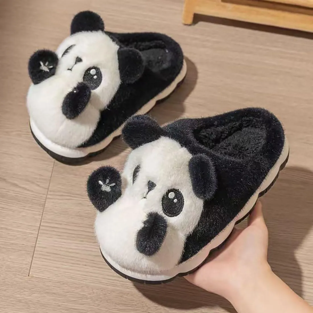 Cute Panda Slippers Cartoon Slippers Animal Slippers Winter Home Slippers