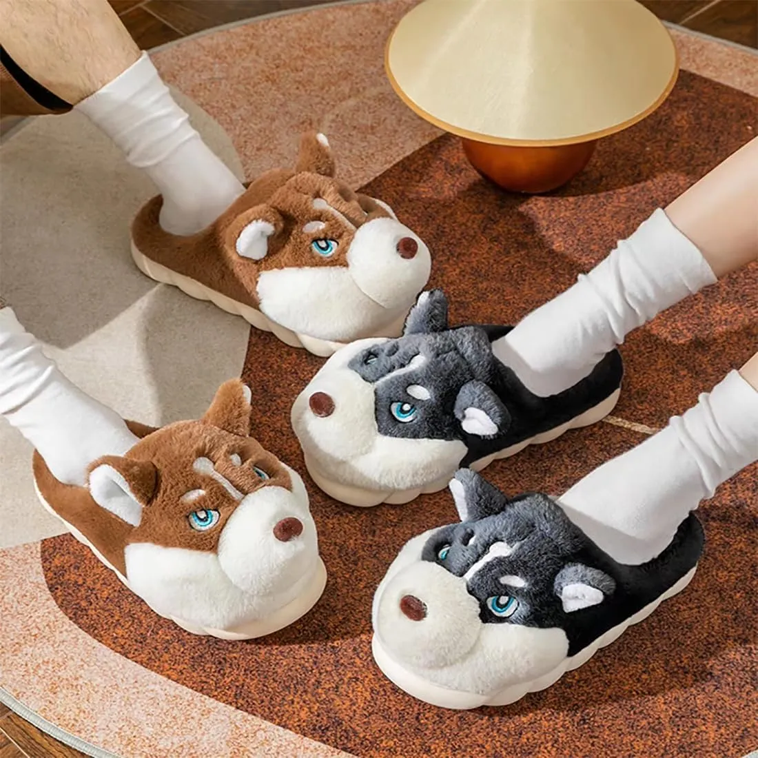 Cute Panda Slippers Cartoon Slippers Animal Slippers Winter Home Slippers
