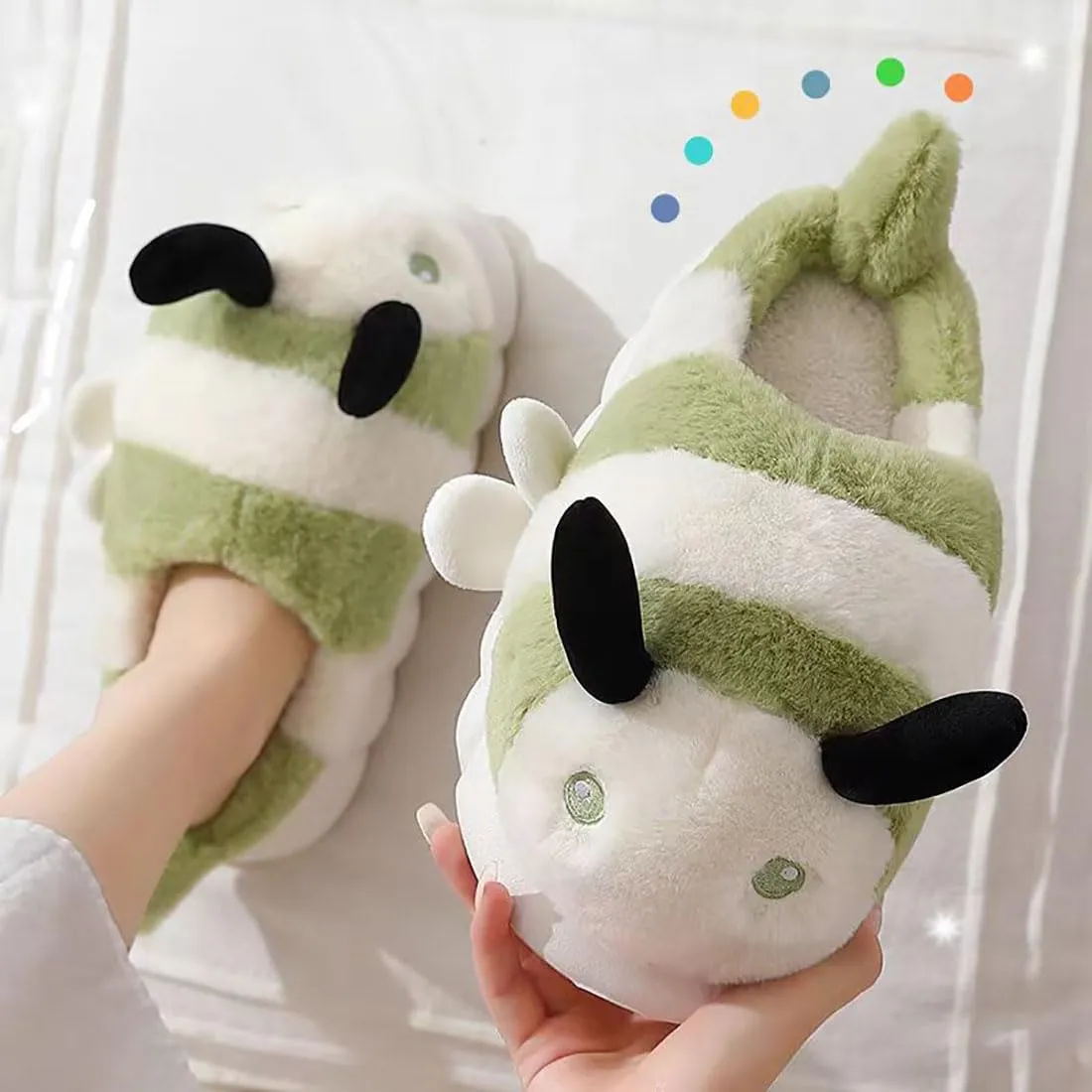 Cute Panda Slippers Cartoon Slippers Animal Slippers Winter Home Slippers