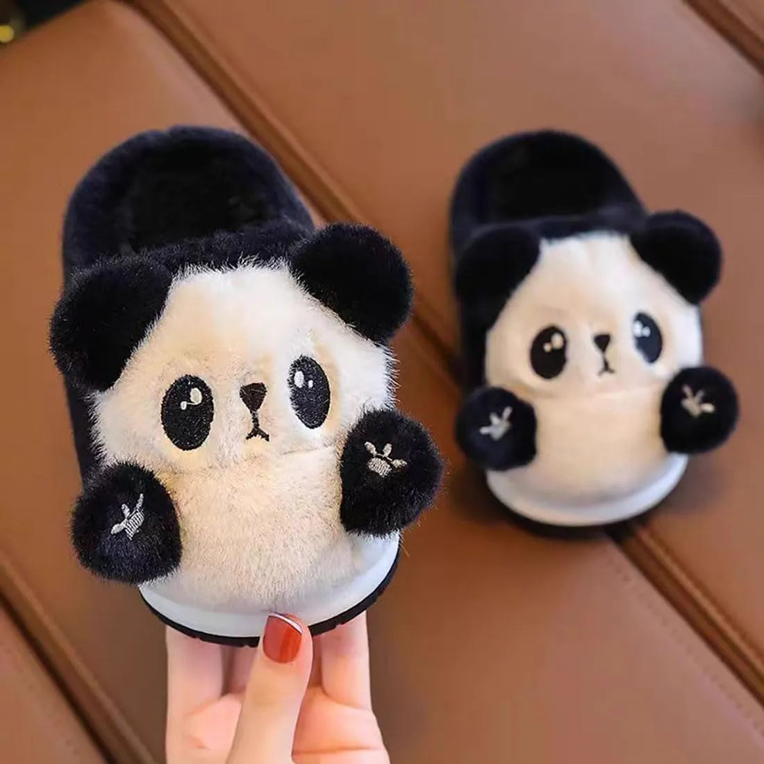 Cute Panda Slippers Cartoon Slippers Animal Slippers Winter Home Slippers