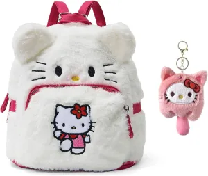 Cute Plush Backpack, Mini Cartoon Double Strap Shoulder Bag, Soft Fluffy Casual Backpack for Women, Best Gifts for Her