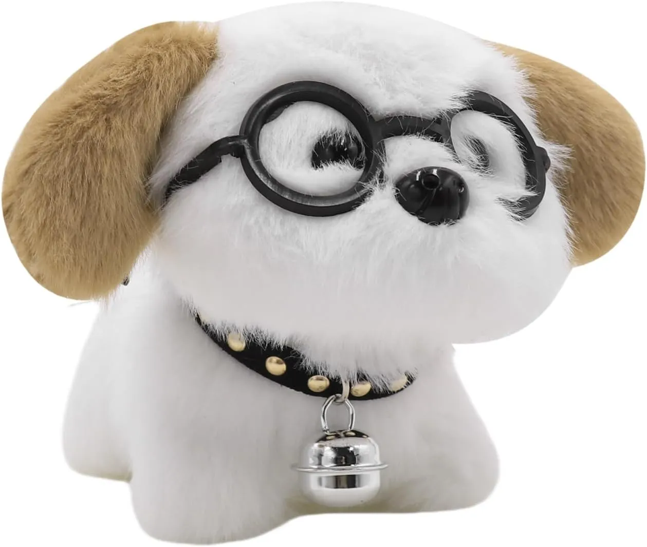 Cute Plush Dog Keychain Stuffed Animal Bag Charm Small Handbag Pendant Glasses Puppy Ornaments Pendants for Women