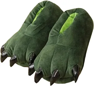 CuteOn Unisex Soft Plush Cartoon Winter Slippers Cosplay Costume Animal Paw Claw Shoes