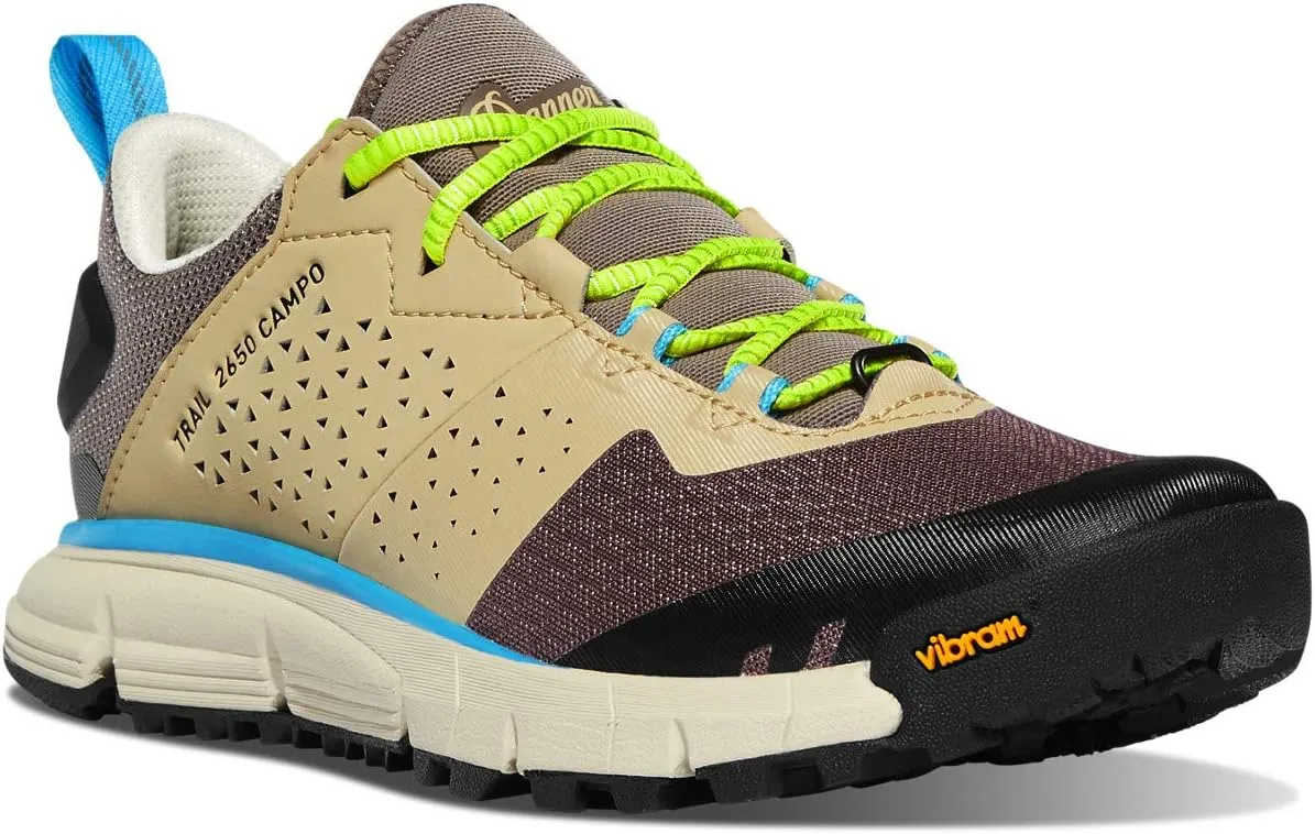 Danner Women's Trail 2650 Campo 3" Hiking Shoes, Lightweight, Breathable, Shock-Absorbing, Vibram Megagrip Outsole