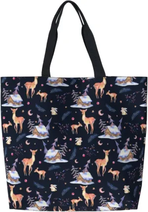 dark skulls Reusable Grocery bags Big Capacity Shopping Bag Canvas Shoulder Tote Handbag for Women Girls
