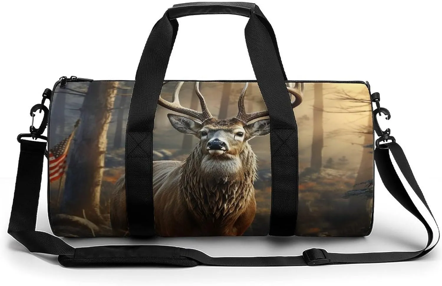 Deer Hunting Season Gym Bag Sport Gym Tote Bag Lightweight Duffle Bag Carry On Weekender Bags for Women Men