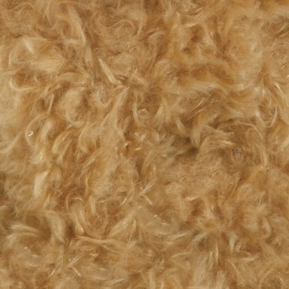DEMDACO Labradoodle 5.5 Inch Children's Plush Beanbag Stuffed Animal Toy, Light Brown
