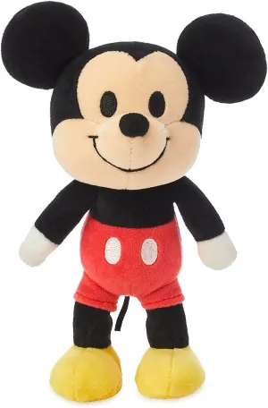 Disney Store Official Mickey Mouse nuiMOs Plushie - Soft Plush with Embroidered Features, Poseable Hands & Turning Head, Magnetic Hands for Holding, 6 Inches, Dress Up with nuiMOs Outfits