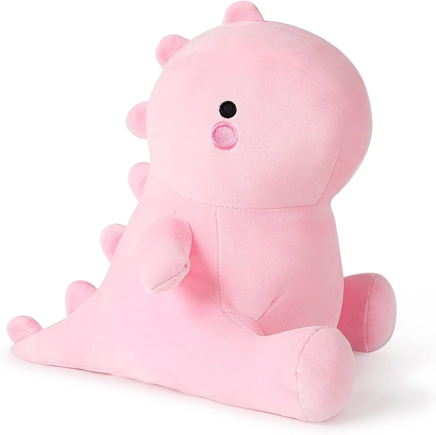 Ditucu Cute Dinosaur Stuffed Animals Toys Plush Dolls Soft Dino Plushie Birthday Gifts for Kids Girls Boys Pink 12 inch