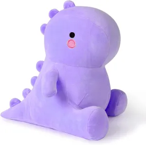 Ditucu Cute Dinosaur Stuffed Animals Toys Plush Dolls Soft Dino Plushie Birthday Gifts for Kids Girls Boys Purple 10 inch