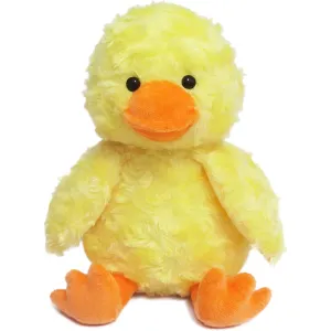 Doindute Rose Duck Stuffed Animal, Cute Fluffy Yellow Duck Toy, Soft Cuddly Plush Toy for Boys/Girls, Gift for Kids/Girlfriend, 9 Inch