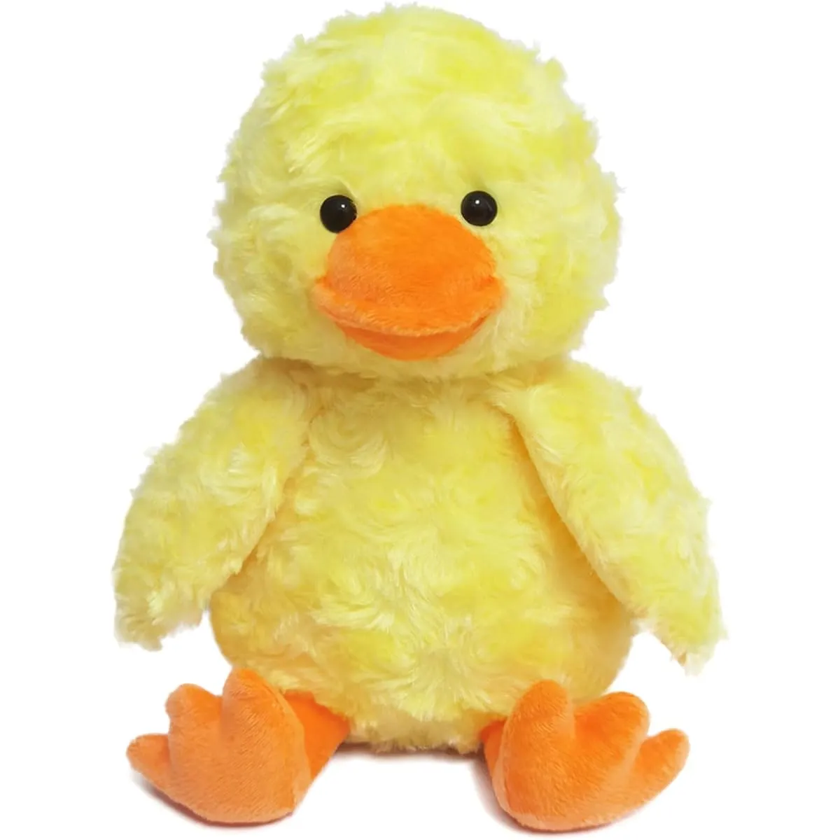 Doindute Rose Duck Stuffed Animal, Cute Fluffy Yellow Duck Toy, Soft Cuddly Plush Toy for Boys/Girls, Gift for Kids/Girlfriend, 9 Inch