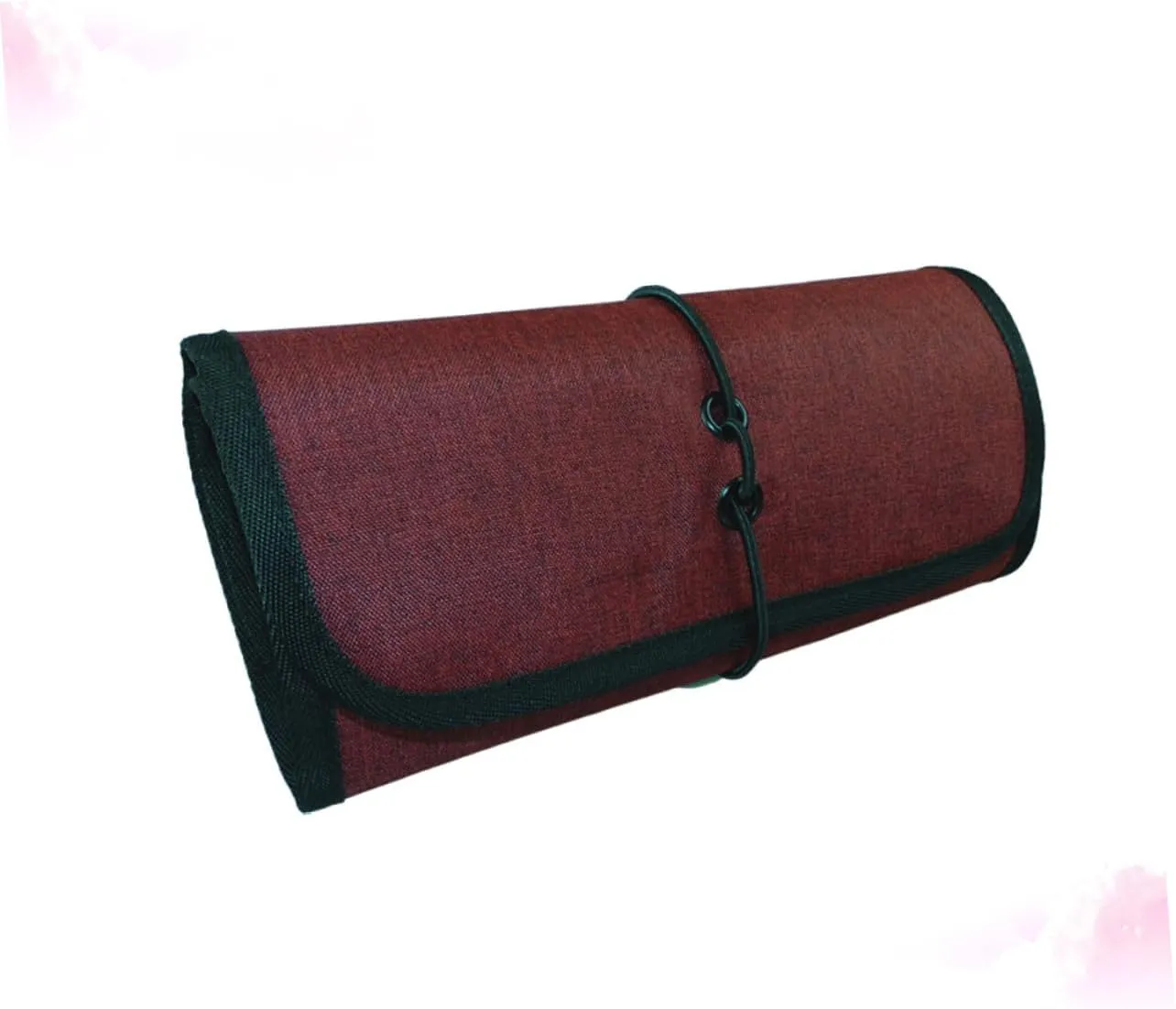 DOITOOL 3pcs Usb Cable Storage Bag Foldable Storage Pouch Charger Pouch Travel Tote Bag Digital Red
