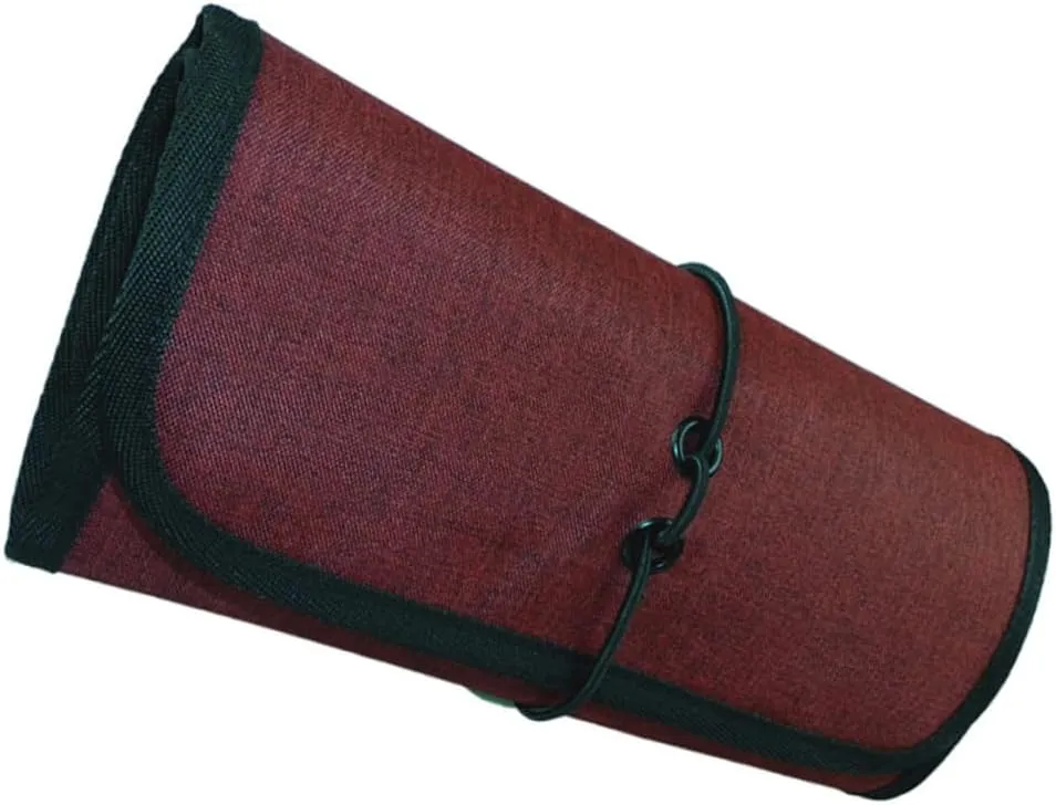 DOITOOL 3pcs Usb Cable Storage Bag Foldable Storage Pouch Charger Pouch Travel Tote Bag Digital Red