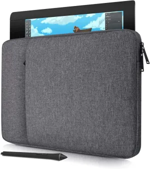 Drawing Tablet Sleeve Bag for XP-Pen Deco 01 V3, UGEE M708, Wacom Intuos Pro Medium PTH660 Case, Space Grey