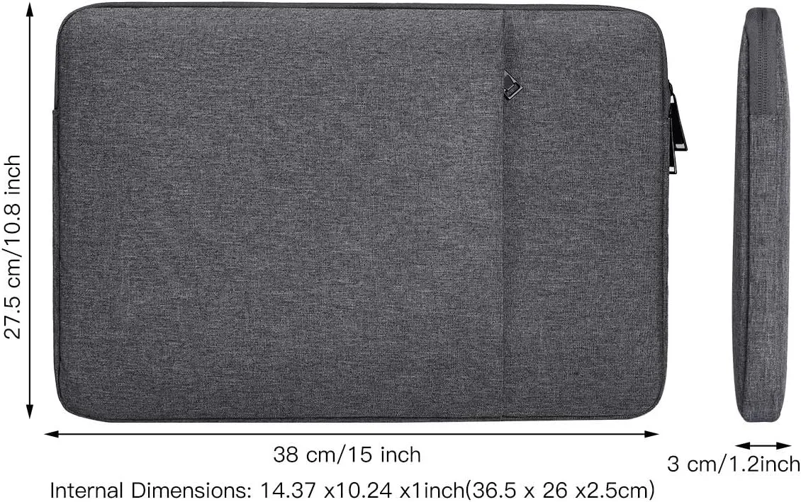 Drawing Tablet Sleeve Bag for XP-Pen Deco 01 V3, UGEE M708, Wacom Intuos Pro Medium PTH660 Case, Space Grey