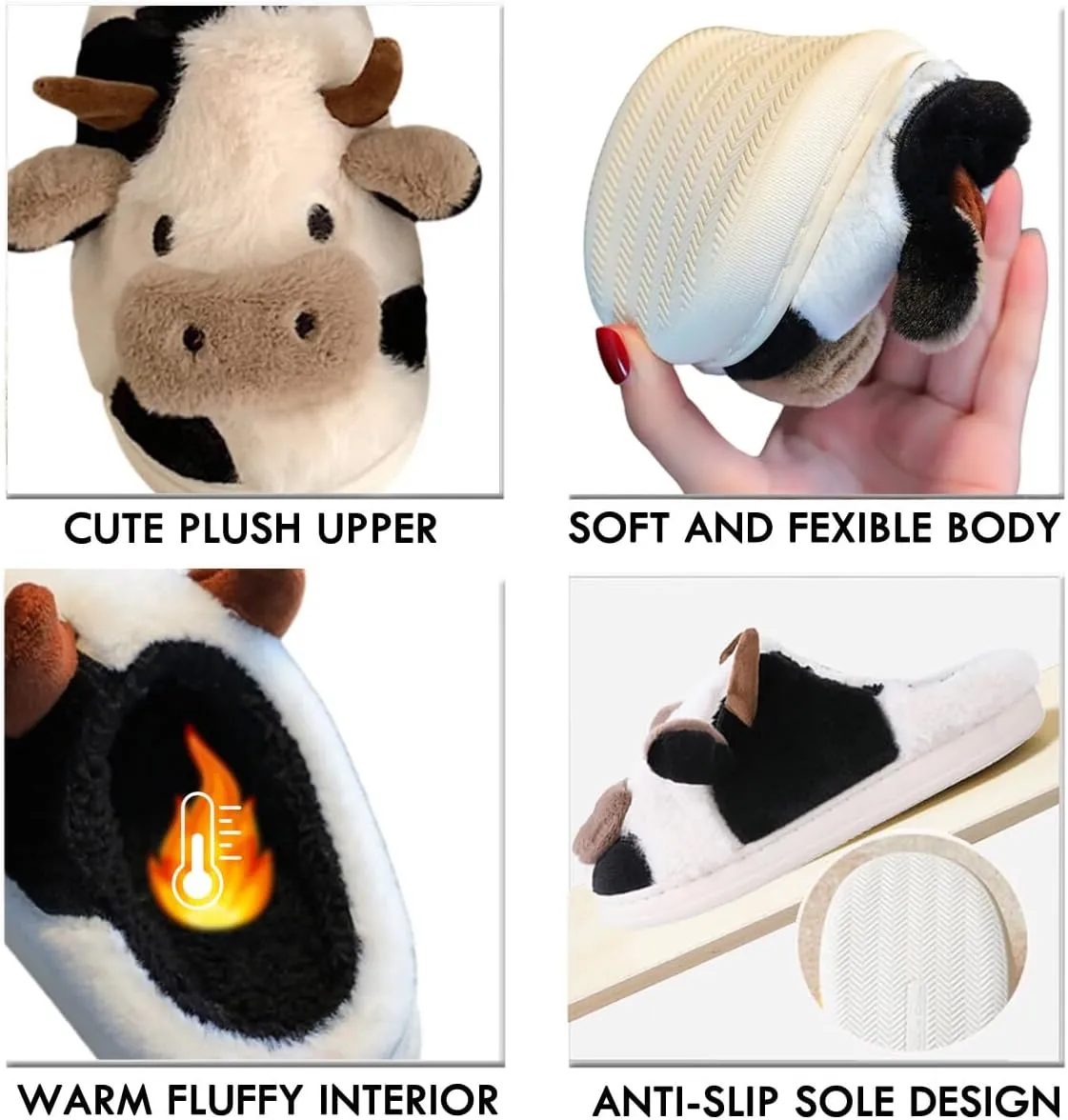 dubuto Smile Face Slippers for Girls Boys, Cute Soft Plush Anti-slip House Kids Girls Slippers with Memory Foam Warm Cartoon Happy face Shoes for Indoor Outdoor
