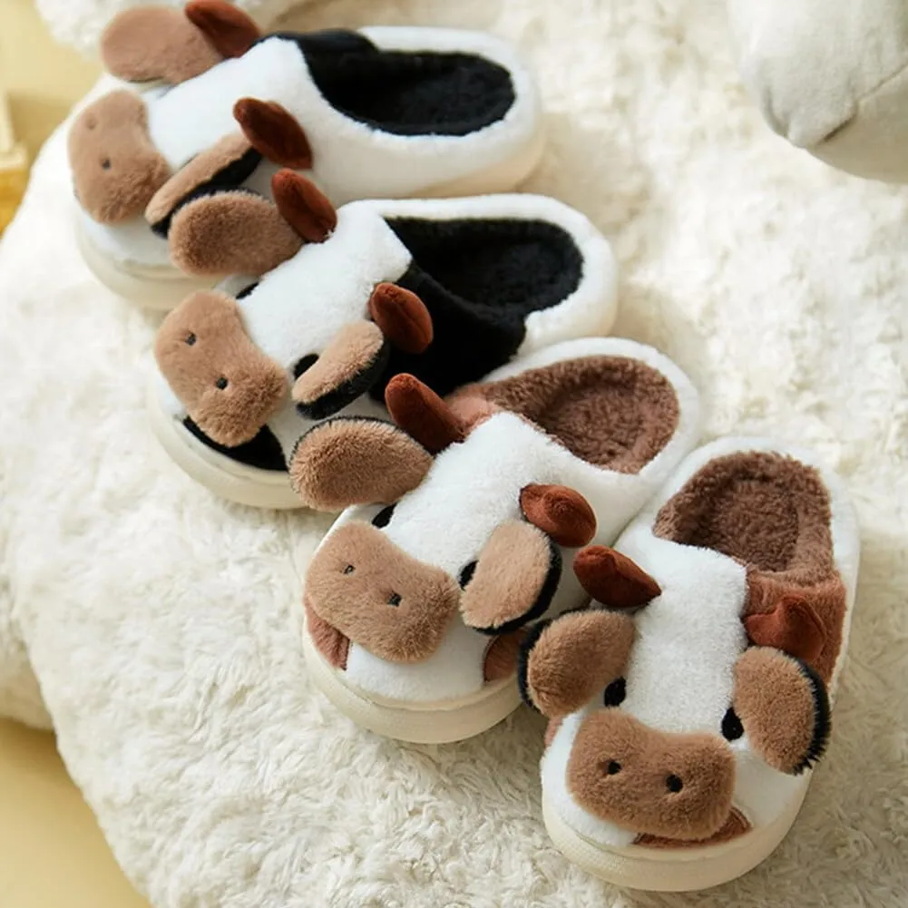 dubuto Smile Face Slippers for Girls Boys, Cute Soft Plush Anti-slip House Kids Girls Slippers with Memory Foam Warm Cartoon Happy face Shoes for Indoor Outdoor