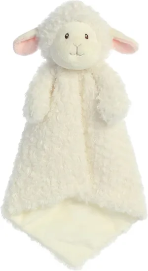 ebba Aurora® Playful Blessing Lamb™ Luvster Baby Stuffed Animal - Comforting Companion - Imaginative Play - White 16 Inches