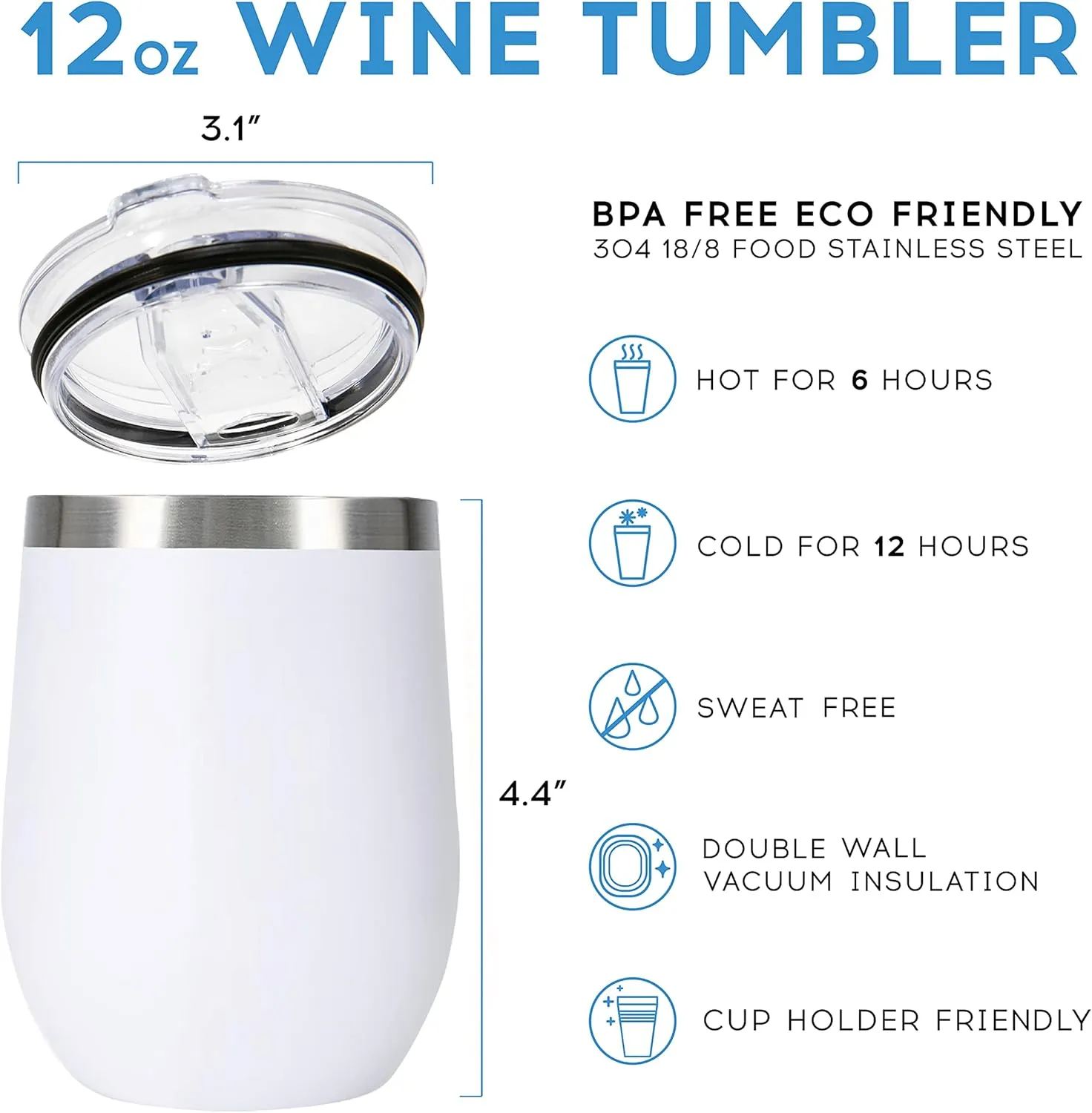 ELEGANTPARK Retirement Wine Tumbler Retirement Gifts for Women 2025 The Queen Has Retired Gifts for Coworkers Friends Lady Boss Mom Teacher Tumbler with Lid and Straw 12 OZ White