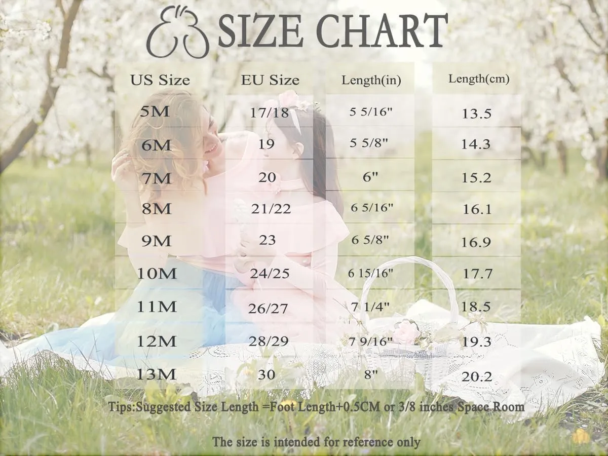 ESTINE Toddler Little Girls Ballet Shoes Baby Kids Princess Dress Wedding Strap Mary Jane Flats