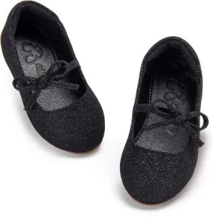 ESTINE Toddler Little Girls Ballet Shoes Baby Kids Princess Dress Wedding Strap Mary Jane Flats