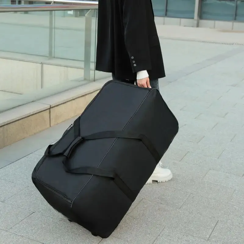 Expandable Foldable Wheel Luggage Carrier Bag