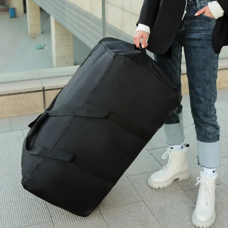 Expandable Foldable Wheel Luggage Carrier Bag