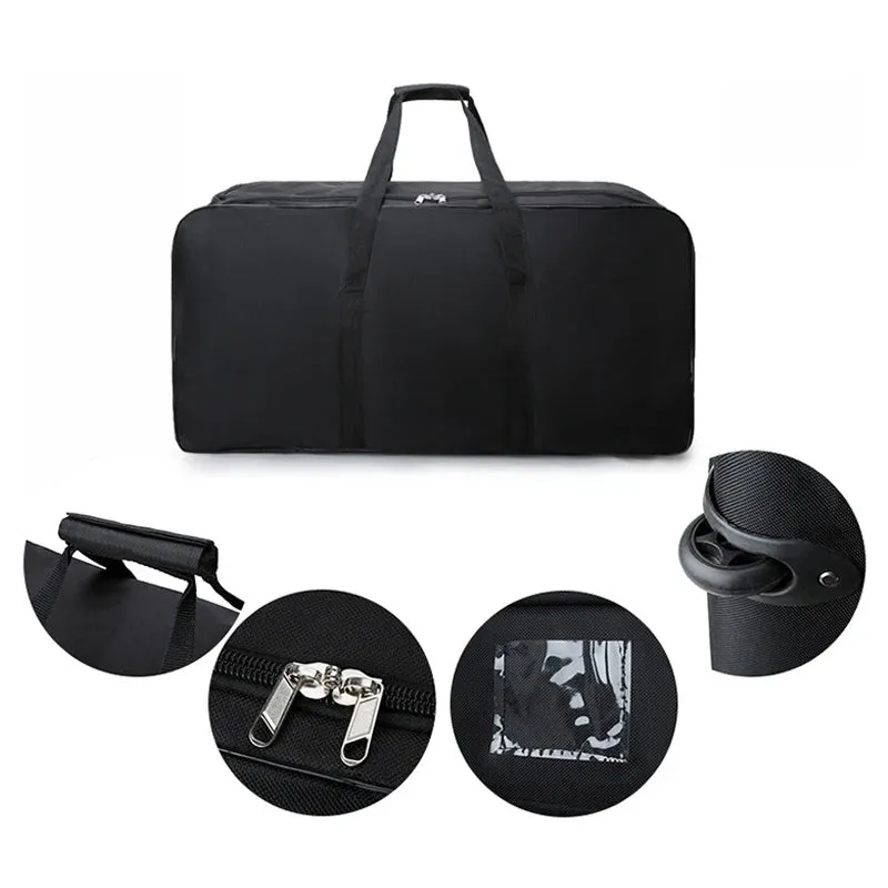 Expandable Foldable Wheel Luggage Carrier Bag