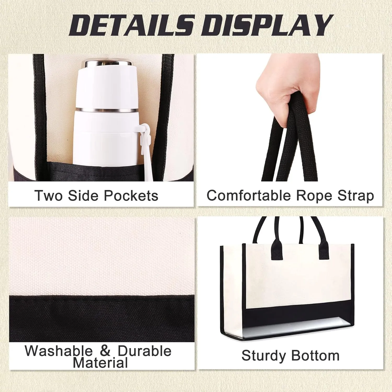 Extra Large Beach Bag Tote Bags Women Oversized XL Waterproof Vacation Canvas Personalized